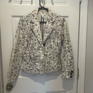 Talbots flower jacket